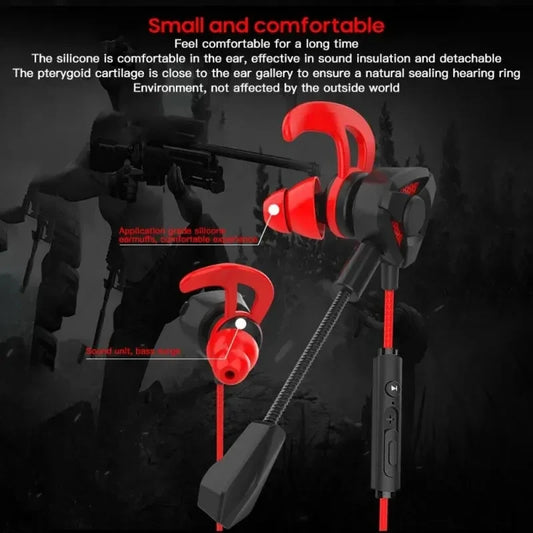 Neo Core Gamer Headphones Wired Earphone Gaming Earbuds With Mic For Muti use gaming
