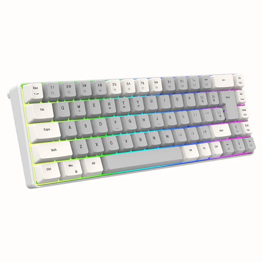Key Line Separation 68 Keys Wired Mechanical Feel 60 Percent Keyboard Dual Color RGB Luminous Gaming Keyboard