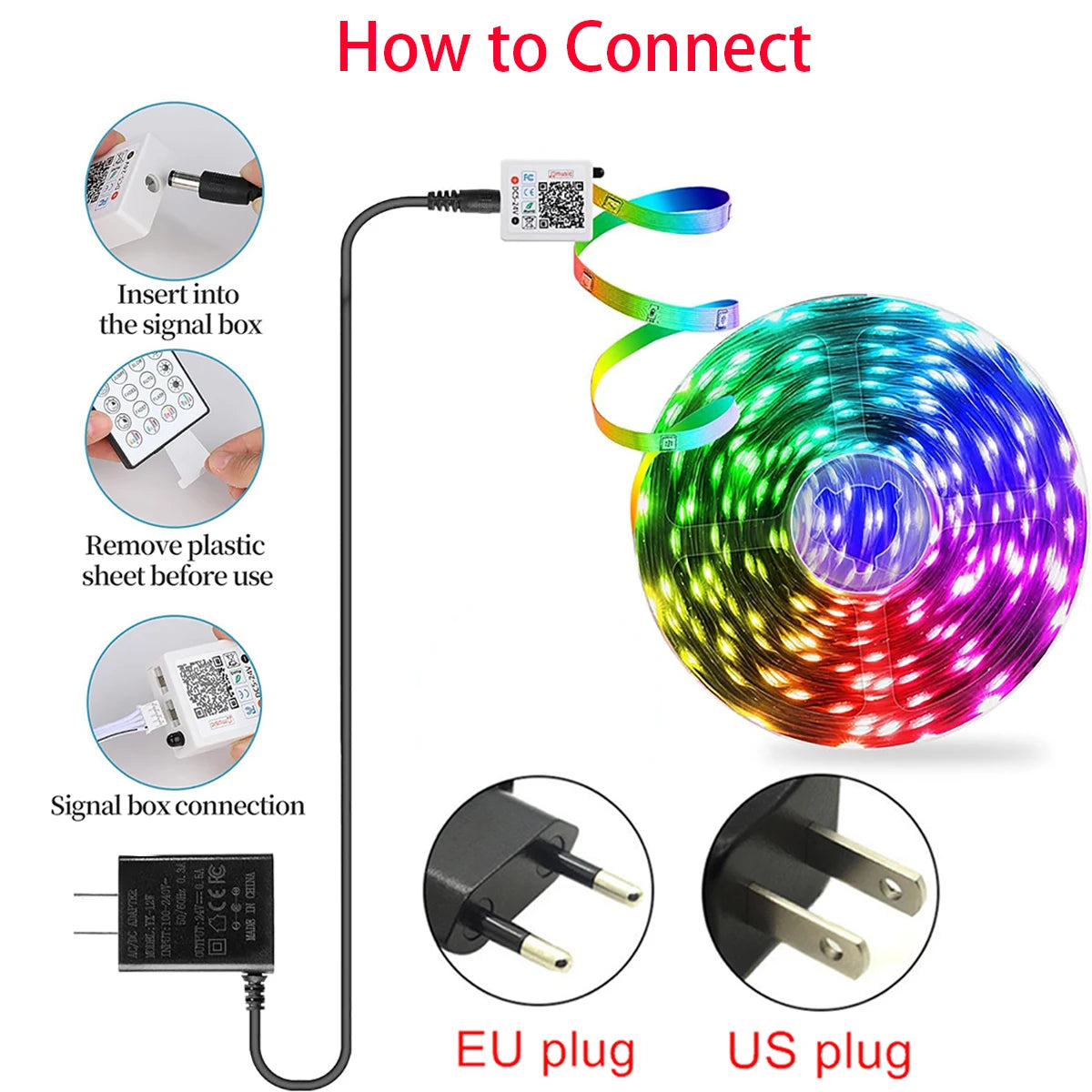 NeoCore Led Lights for Room RGB Led Strip Lights 10m 20m 30m