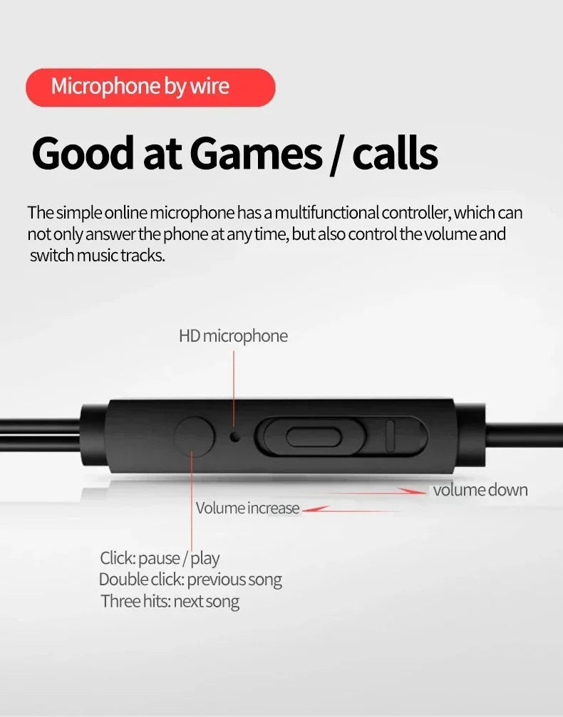 Neo Core Gamer Headphones Wired Earphone Gaming Earbuds With Mic For Muti use gaming