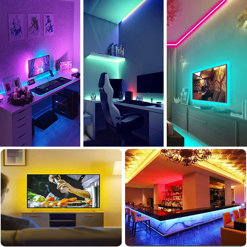 NeoCore Led Strip Lights with 44 Key Remote Control 1m 5m 10m 20m RGB Tape Led