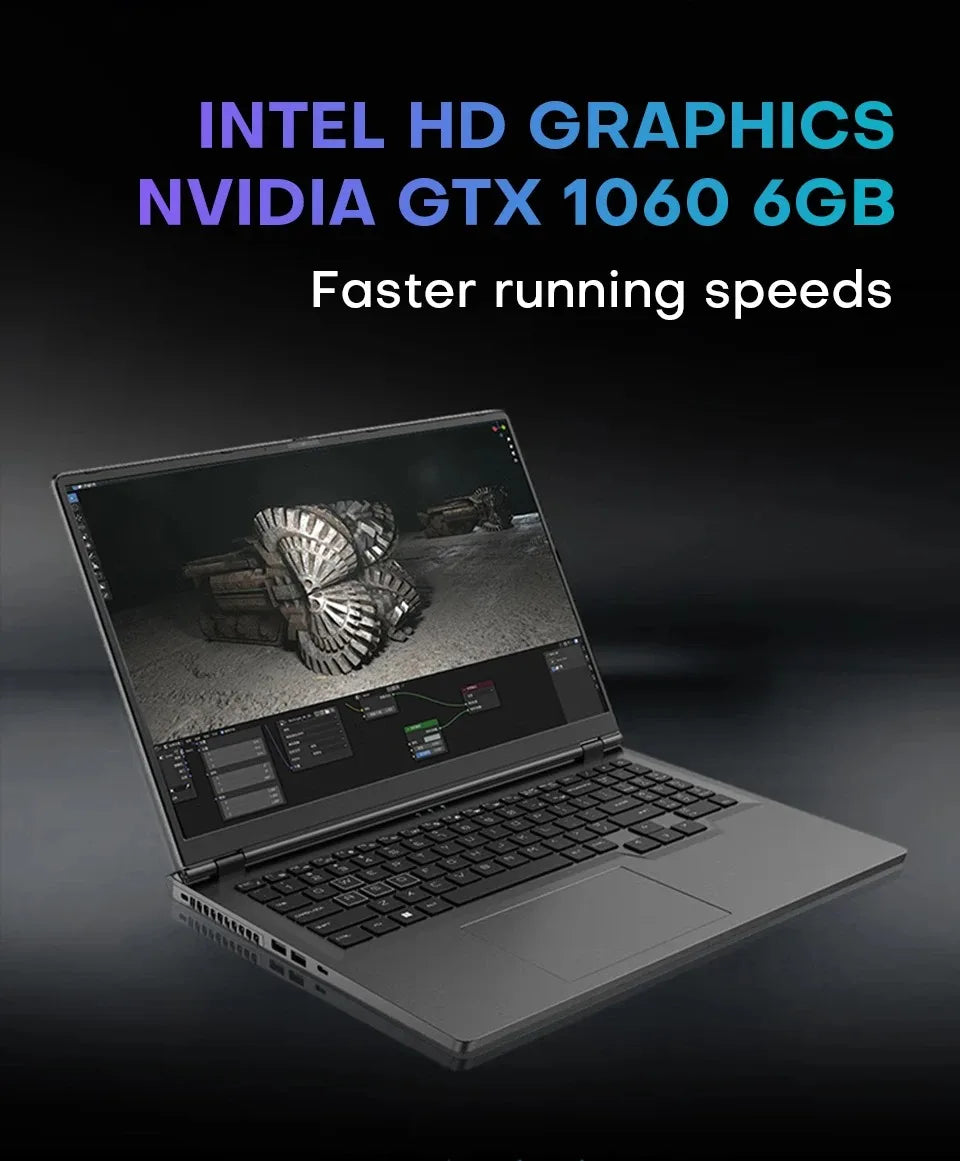 NeoCore 16" Gaming Laptop intel Core i7-6700HQ GTX 1060 6GB Notebook
