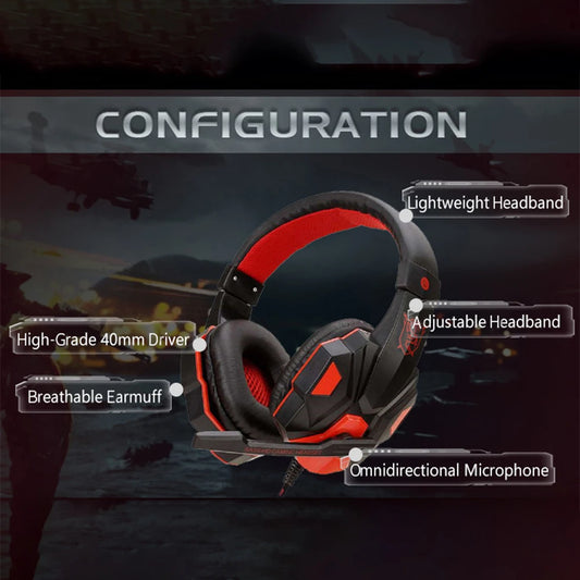 Neo Core Wired PS4/PS5/Xbox/Smartphone/PC Headset Gaming Headset 120° Adjustable Gamer Headset with Noise Cancelling Microphone