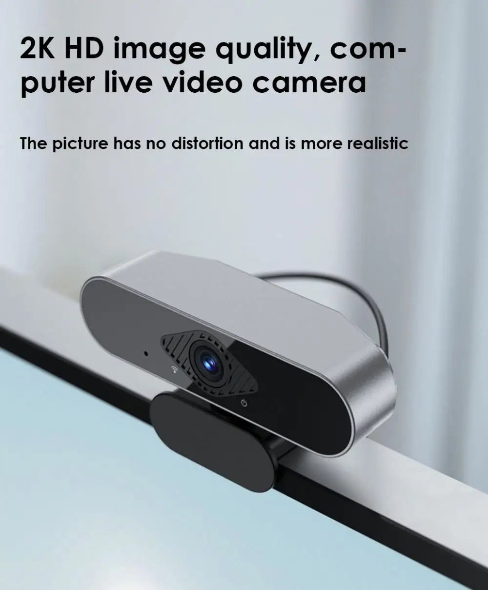 NeoCore 4K Webcam Plug And For Desktop Laptop Dedicated Live Streaming Camera for 2K HD Camera With Microphone Mini Computer Camera